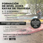 Capacitación en kayak de travesía llega a Reconquista